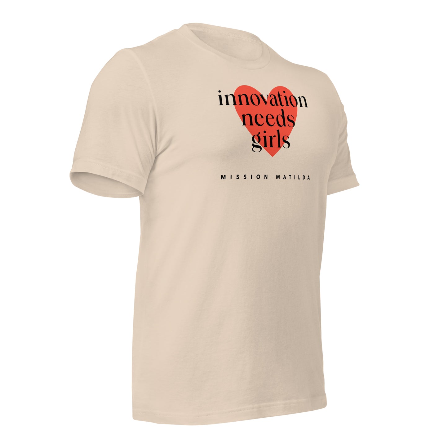 Innovation Needs Girls - Heart Unisex Tee